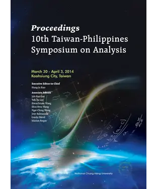 書封 Proceedings：10th Taiwan─Philippines Symposium on Analysis